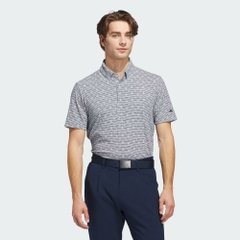 Áo Polo Adidas Nam Chính Hãng - Go-To Printed Stripe Polo Shirt - Màu xanh | JapanSport JP2329
