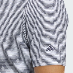 Áo Polo Adidas Nam Chính Hãng - Go-To Printed Stripe Polo Shirt - Màu xanh | JapanSport JP2329
