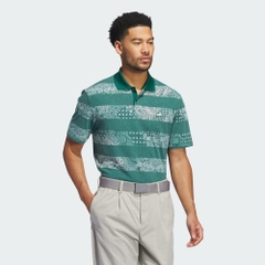 Áo Polo Adidas Nam Chính Hãng - Áo Polo Họa Tiết Go-to - Màu xanh | JapanSport IT2365