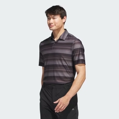 Áo Polo Adidas Nam Chính Hãng - ULTIMATE365 HEAT.RDY STRIPE - Đen/Xám  | JapanSport IV7200