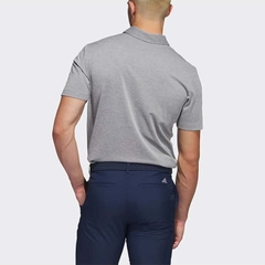 Áo Polo Golf Adidas Nam Chính Hãng -  Drive Heather Golf Polo Shirt - Màu xám | JapanSport IA5450
