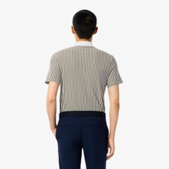 Áo Polo Golf Lacoste Nam Chính hãng -  Dáng Rộng Sọc Điều Hòa Nhiệt Độ - Màu Xanh | JapanSport DH4803-51-J1Y