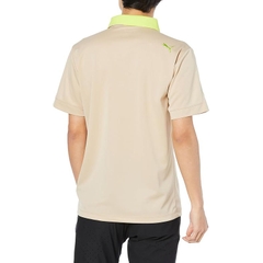Áo Polo Golf Puma Chính Hãng - Stretch Kanoko P Logo - Màu Nâu | JapanSport 627602-03