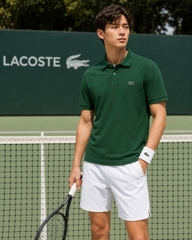 Áo Polo Lacoste Chính hãng - Dáng Cổ Điển Piqué Marl - Có đốm - Màu Xanh | JapanSport Ph5920-51-8IN