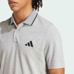 Áo Polo Adidas Nam Chính Hãng - Piqué Small Logo Essentials Polo Shirt - Màu Xám | JapanSport JE9022
