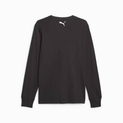 Áo Dài Tay Nam Chính Hãng - Men's Basketball Wear Blue Print Graphic Long Sleeve T-Shirt - Đen | JapanSport 622102-01