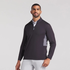 Áo Dài Tay Nam Puma Chính Hãng - Pure 2.0 Golf Quarter-Zip Men - Màu đen | JapanSport 628858-01