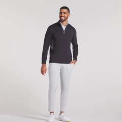 Áo Dài Tay Nam Puma Chính Hãng - Pure 2.0 Golf Quarter-Zip Men - Màu đen | JapanSport 628858-01