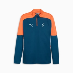 Áo Phông Puma Chính hãng - PUMA x NEYMAR JR Creativity Quarter-Zip Football Top - Màu Xanh | JapanSport 658950-13
