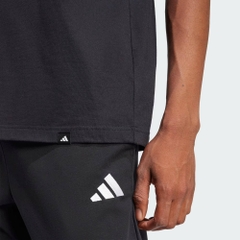 Áo Phông Adidas Nam Chính Hãng - Áo Thun Có Túi Lounge – Graphic Dép adidas - Màu Đen | JapanSport JC5283