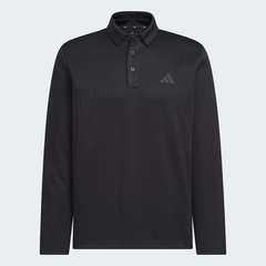 Áo Dài Tay Adidas Nam Chính Hãng - Monogram Long-Sleeve Polo Shirt - Màu Đen | JapanSport JN1232