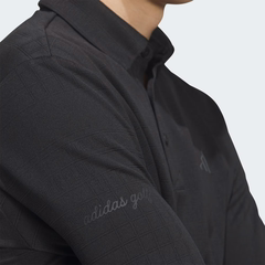 Áo Dài Tay Adidas Nam Chính Hãng - Monogram Long-Sleeve Polo Shirt - Màu Đen | JapanSport JN1232