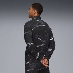 Áo Khoác Puma Chính Hãng - Running Velocity AOP Jacket Men's Running Wear Jersey - Màu Đen | JapanSport 528234-01