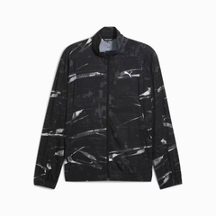 Áo Khoác Puma Chính Hãng - Running Velocity AOP Jacket Men's Running Wear Jersey - Màu Đen | JapanSport 528234-01