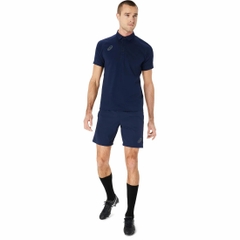 Áo Polo Asics Chính Hãng - XX DRY cotton POLO SHIRT Midnight - Màu Navy | JapanSport 2101A214-405