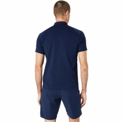 Áo Polo Asics Chính Hãng - XX DRY cotton POLO SHIRT Midnight - Màu Navy | JapanSport 2101A214-405