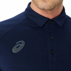 Áo Polo Asics Chính Hãng - XX DRY cotton POLO SHIRT Midnight - Màu Navy | JapanSport 2101A214-405