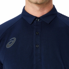 Áo Polo Asics Chính Hãng - XX DRY cotton POLO SHIRT Midnight - Màu Navy | JapanSport 2101A214-405