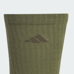 Set Tất Adidas Chính Hãng - Athletic Cushioned 6-Pack Crew Socks - Màu Olive/Xanh đậm/Xám | JapanSport 5159098A
