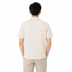 Áo Polo Puma Chính Hãng - Golf FOG Jacquard AOP Polo Shirt - Màu Be | JapanSport 633301-03