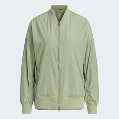 Áo Khoác Adidas Nữ Chính Hãng - College Loose Fit Bomber Jacket - Xanh | JapanSport JG3789