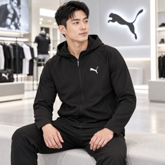 Áo Khoác Puma Chính Hãng - PUMA EVOSTRIPE Warm Hooded Jacket - Màu Đen | JapanSport 684111-01