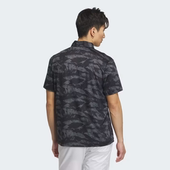 Áo Polo Adidas Nam Chính Hãng -Short-Sleeve Polo Shirt with Full Print- Màu Đen | JapanSport JN1225