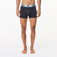Quần Boxer Lacoste Chính hãng - 3-Pack Crocodile Print - Màu Đen/Xám/Trắng | JapanSport 5H5152-51-SHQ