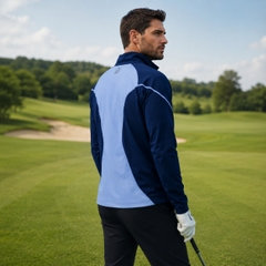 Áo Khoác FOOTJOY Chính Hãng - Long-Sleeve Full-Zip Jacket Lightweight Stretch Water-Repellent - Màu Navy | JapanSport 81819-FJ-S24-M13