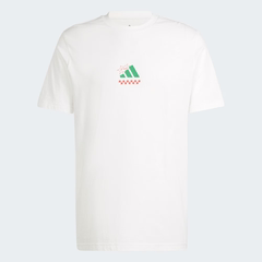Áo Phông Adidas Nam Chính Hãng - Graphic Lounge Pizza - Màu Trắng | JapanSport JJ4016