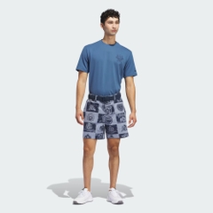Quần Short Adidas Chính Hãng - Go-To Printed Shorts - Màu Xanh | JapanSport IT6767