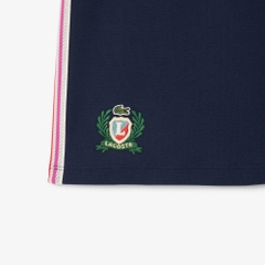 Chân Váy Lacoste Nữ Chính Hãng - Textured piqué skirt - Màu Navy | JapanSport JF0522-51-166
