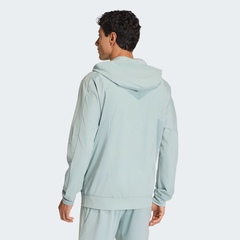 Áo Khoác Adidas Nam Chính Hãng - D4T WORKOUT FULL-ZIP HOODIE - Màu Xanh | JapanSport KA4824
