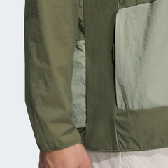 Áo Khoác ADIDAS Nam Chính Hãng - 3-Stripe Wind Jacket - Màu Olive | JapanSport JF6305