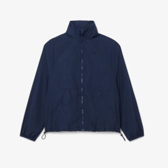 Áo Khoác Lacoste nữ Chính hãng - Hooded Track Jacket - Màu Navy | JapanSport BF8415-51-166