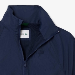 Áo Khoác Lacoste nữ Chính hãng - Hooded Track Jacket - Màu Navy | JapanSport BF8415-51-166