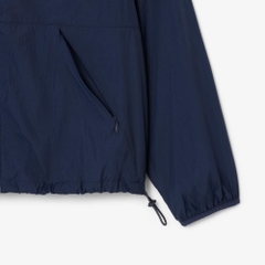 Áo Khoác Lacoste nữ Chính hãng - Hooded Track Jacket - Màu Navy | JapanSport BF8415-51-166