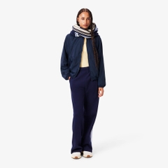 Áo Khoác Lacoste nữ Chính hãng - Hooded Track Jacket - Màu Navy | JapanSport BF8415-51-166