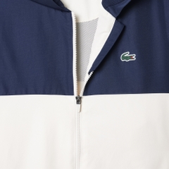Áo Khoác Lacoste Chính hãng - Tennis Water-Repellent Hooded Jacket - Màu Trắng | JapanSport  BH4776-51-7KI