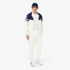 Áo Khoác Lacoste Chính hãng - Tennis Water-Repellent Hooded Jacket - Màu Trắng | JapanSport  BH4776-51-7KI