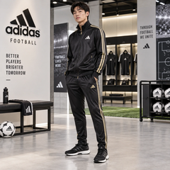 Bộ thể thao cao cấp  Adidas Chính hãng - Stadium Gold Track Suit - Màu đen | JapanSport KA1254 + KA1260