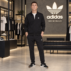 Bộ thể thao nam Adidas Chính Hãng - TREFOIL ESSENTIALS TRACK JACKET | JapanSport GE5138 + IY7361