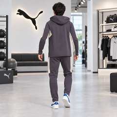 Bộ thể thao Puma Nam Chính Hãng - EVOSTRIPE - Màu xám | JapanSport 684110+684112-69
