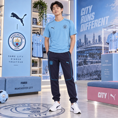 Bộ Thể Thao PUMA Nam Chính Hãng - Manchester City MCFC - Màu Xanh/navy | JapanSport 777569-31+777566-32