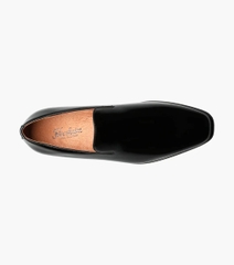 Giày Florsheim Nam Chính Hãng - Postino Plain Toe Slip On - Màu Đen | JapanSport 15178-004