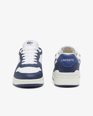 Giày Lacoste Chính hãng - T-Clip Set Leather Sneakers - Màu Xanh/Trắng | JapanSport 7-48SMA0042-042