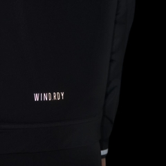 Áo Khoác Adidas Nữ Chính Hãng - WIND.RDY Water-Repellent Full-Zip Shirred - Màu Đen | JapanSport IS4782