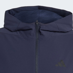 Áo khoác Adidas Chính Hãng - D4T WORKOUT FULL-ZIP HOODIE - Màu Navy | Japasport - KA4822