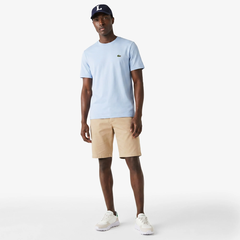 Áo Phông Lacoste nam Chính hãng - Regular Fit Crew Neck T-Shirt - Màu Xanh Nhạt | JapanSport TH5133-51-HBA