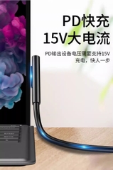 Cáp sạc nhanh RXIX/Loxi Chính hãng - Cáp sạc từ tính Microsoft Surface PD 1.8m | JapanSport